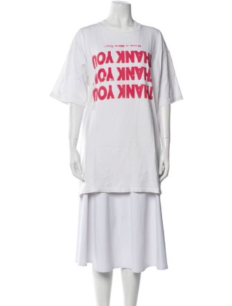 Raf Simons Graphic Print Crew Neck T-Shirt