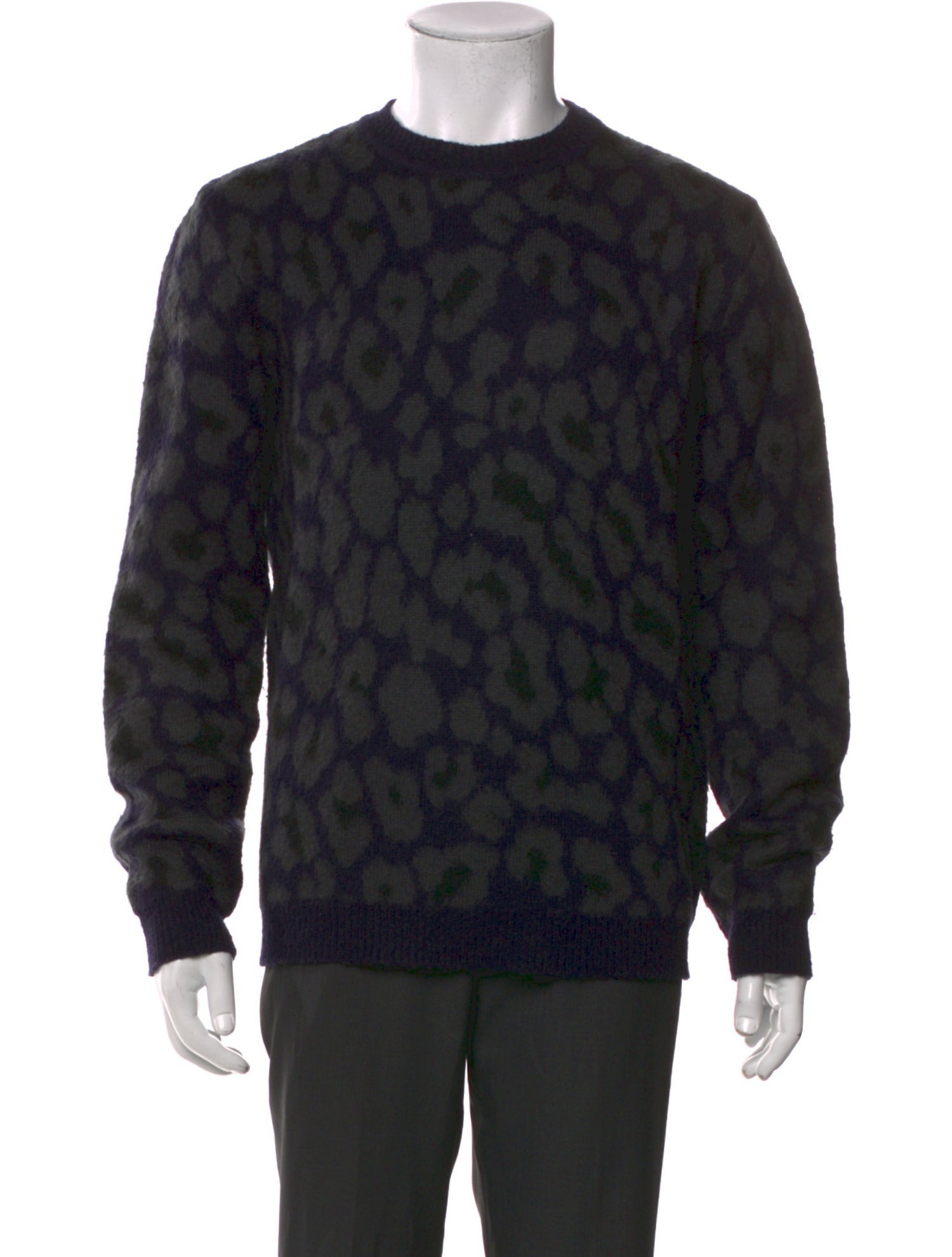 Raf Simons Printed Crew Neck Pullover