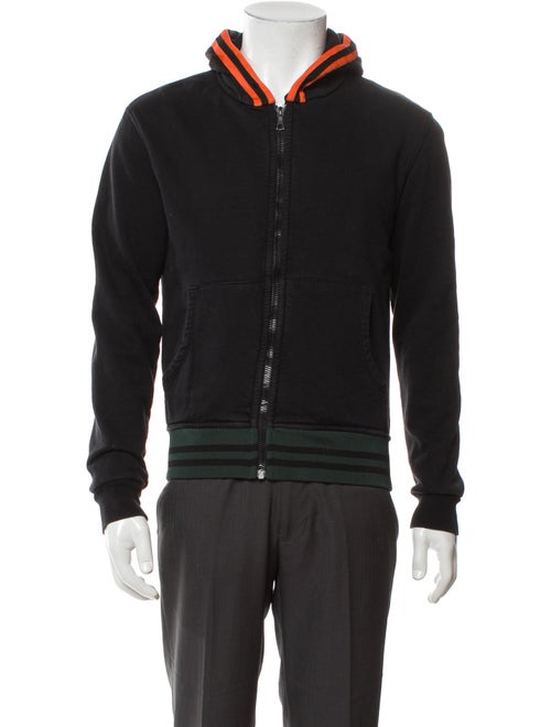 Raf Simons Striped Crew Neck Hoodie