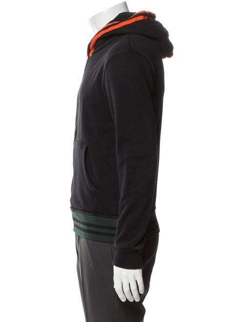 Raf Simons Striped Crew Neck Hoodie