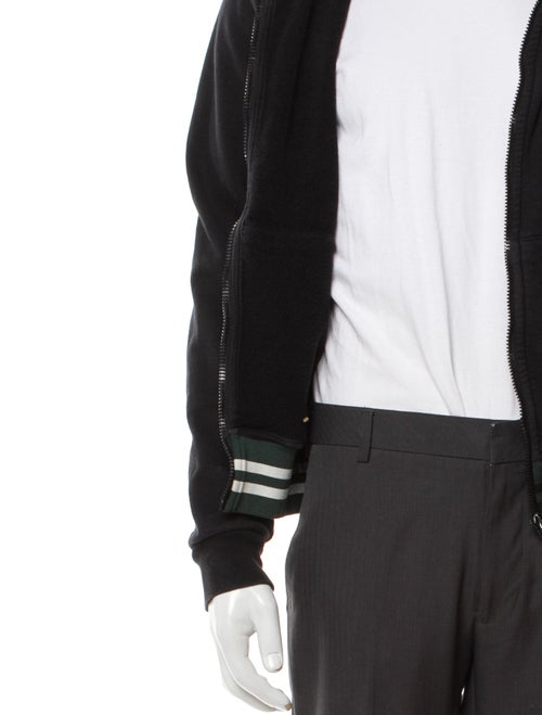 Raf Simons Striped Crew Neck Hoodie