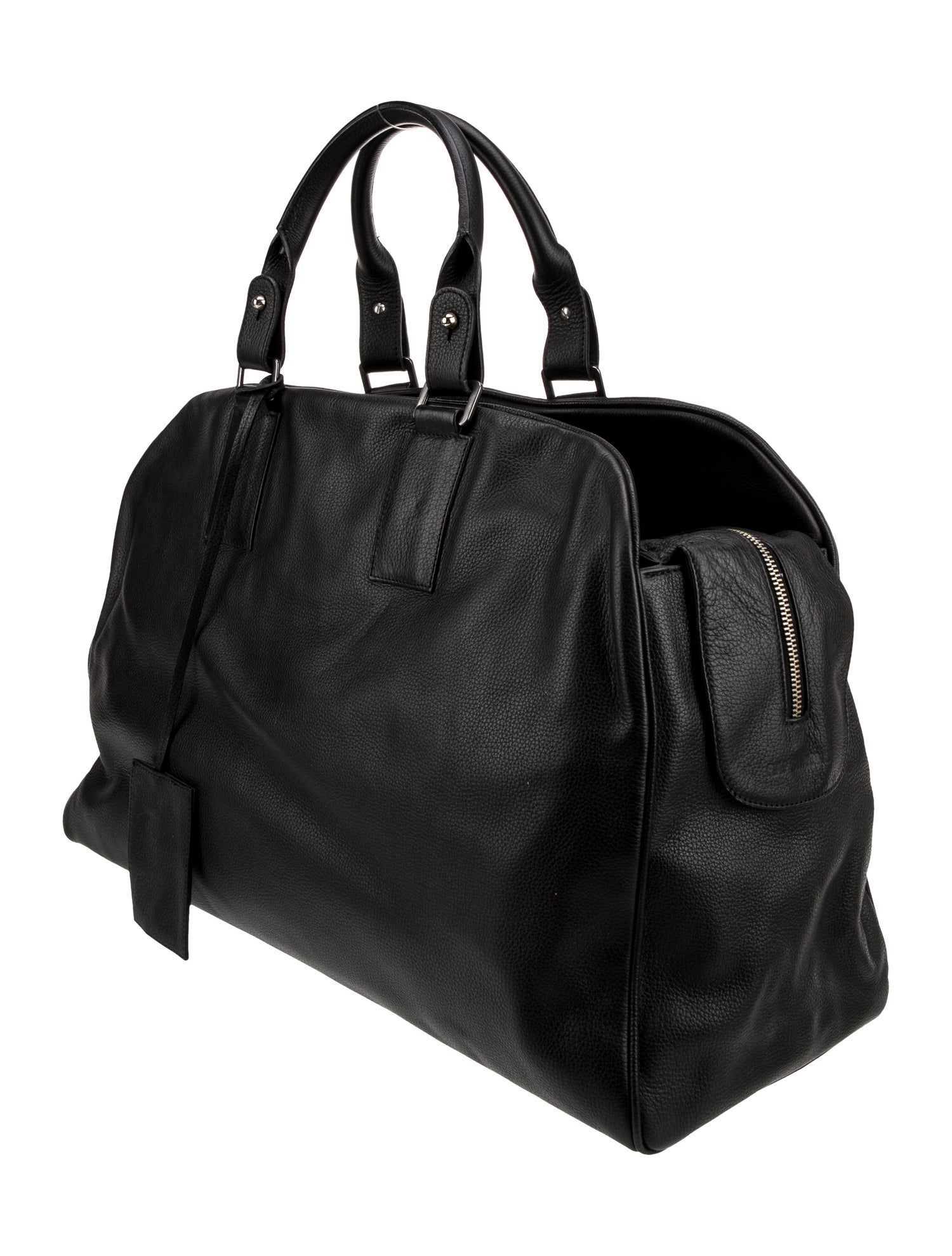 Raf Simons Leather carry-On Bag