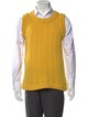Raf Simons Scoop Neck Sleeveless Sweater Vest