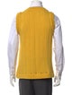 Raf Simons Scoop Neck Sleeveless Sweater Vest