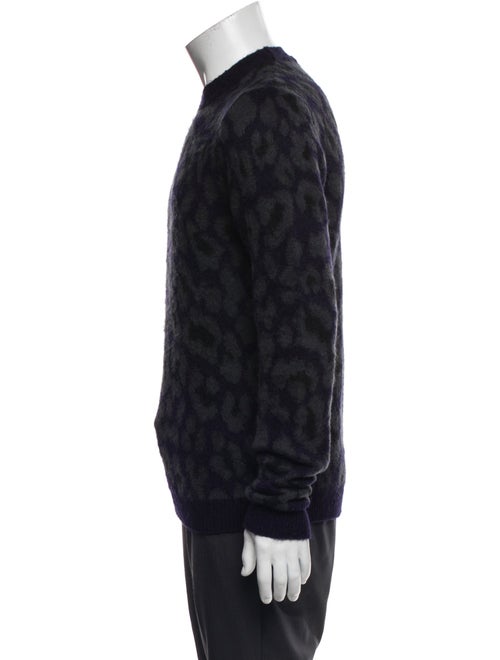 Raf Simons Animal Print Crew Neck Pullover