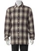 Raf Simons 2020 Plaid Print Shirt