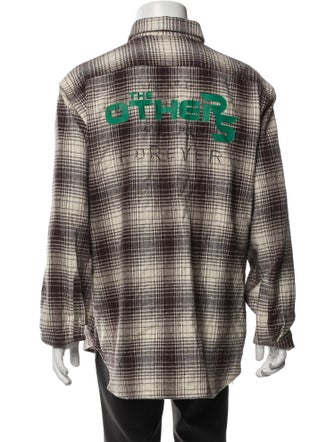 Raf Simons 2020 Plaid Print Shirt