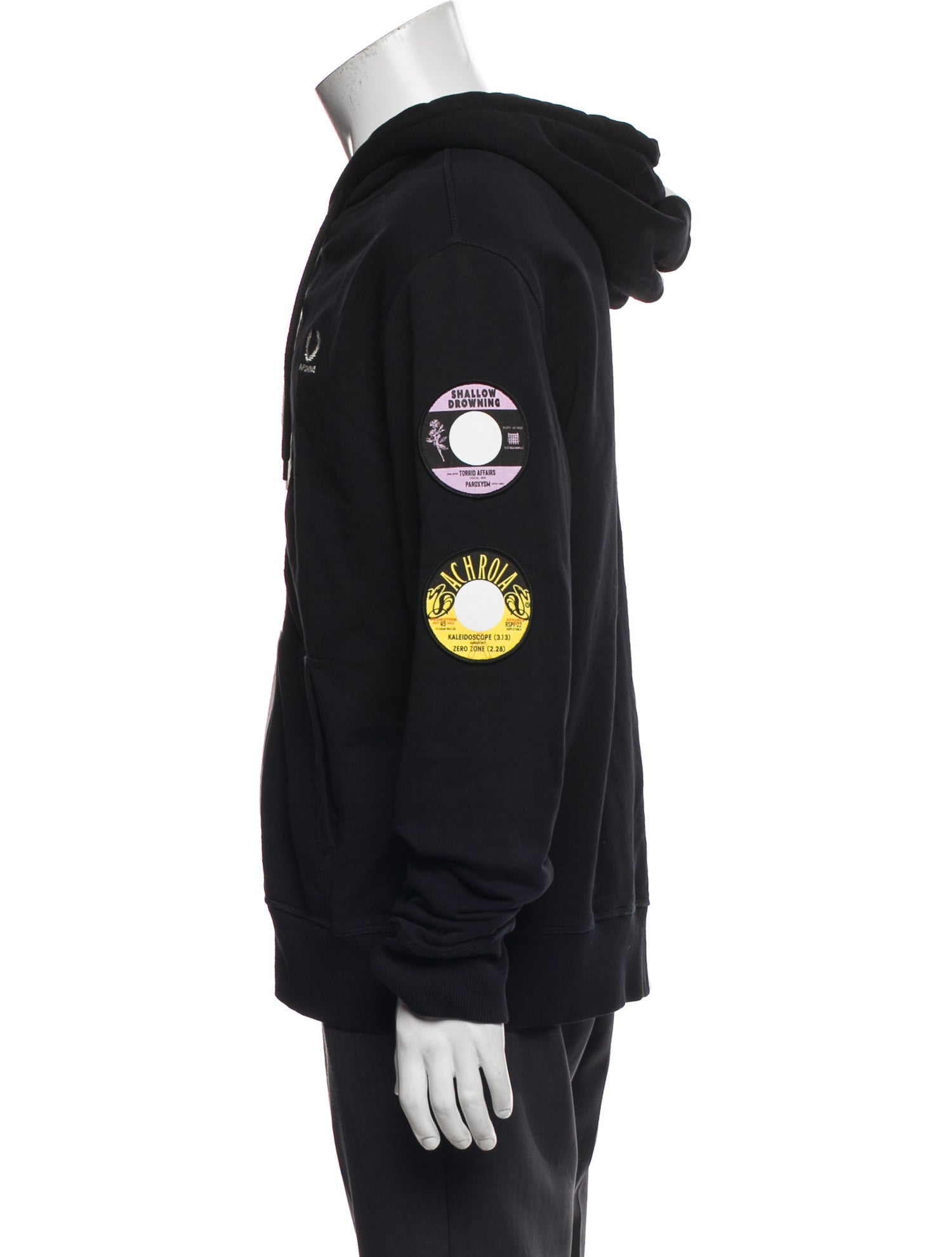 Raf Simons x Fred Perry Graphic Print Crew Neck Hoodie