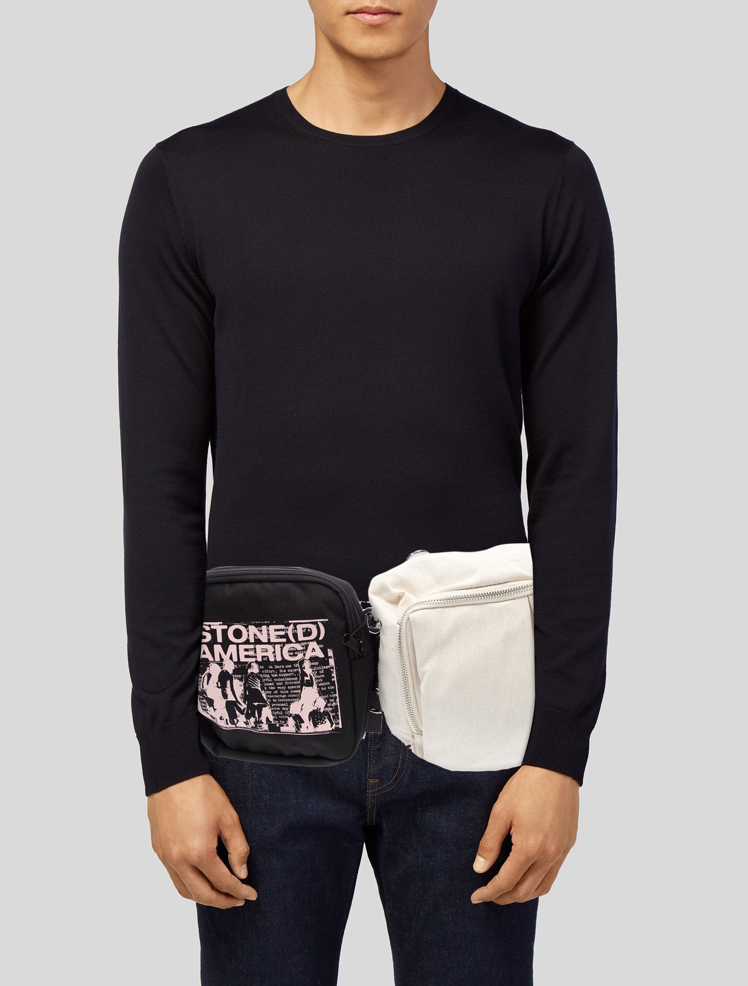 Raf Simons Canvas Belt Bag