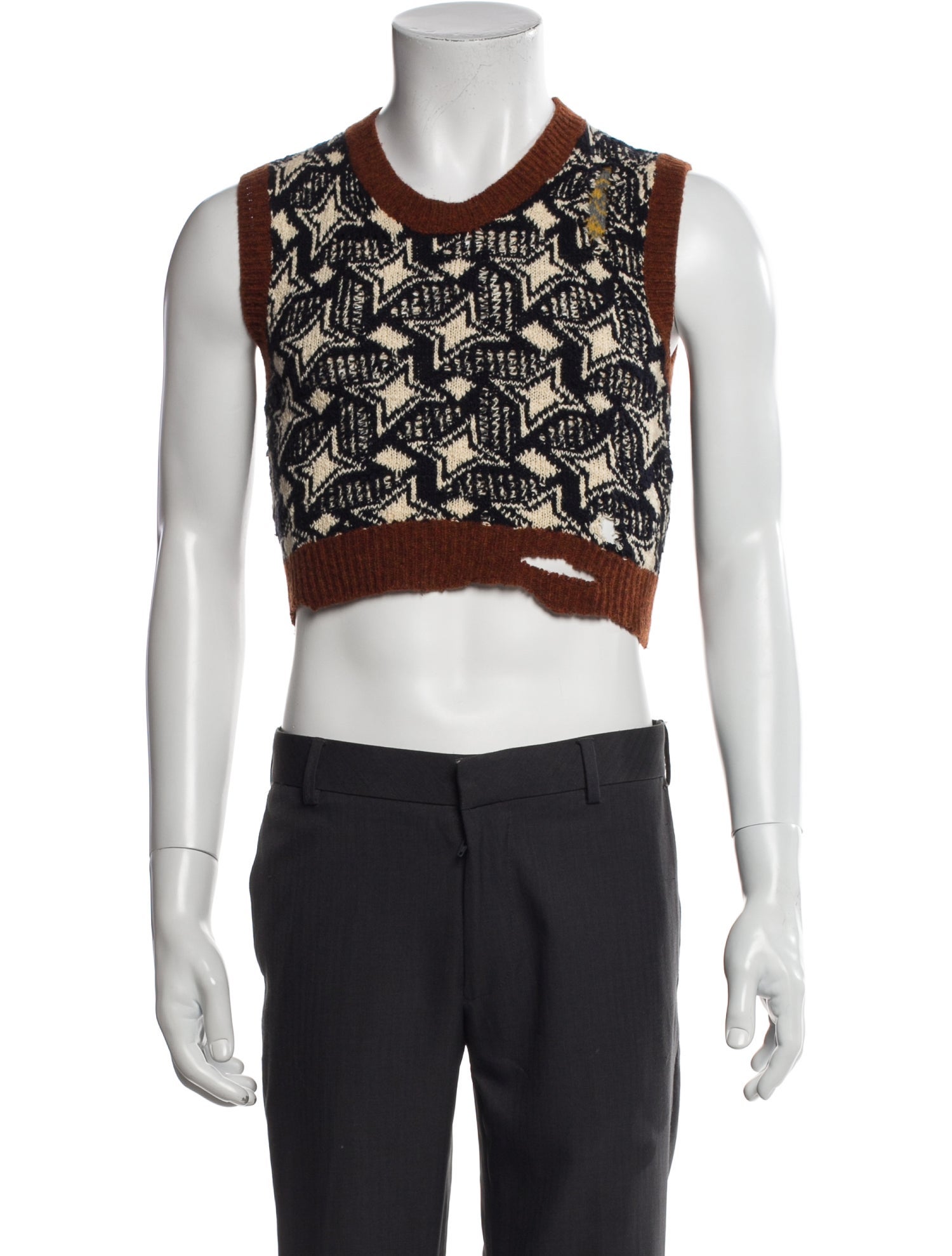 Raf Simons 2016 Printed Sweater Vest