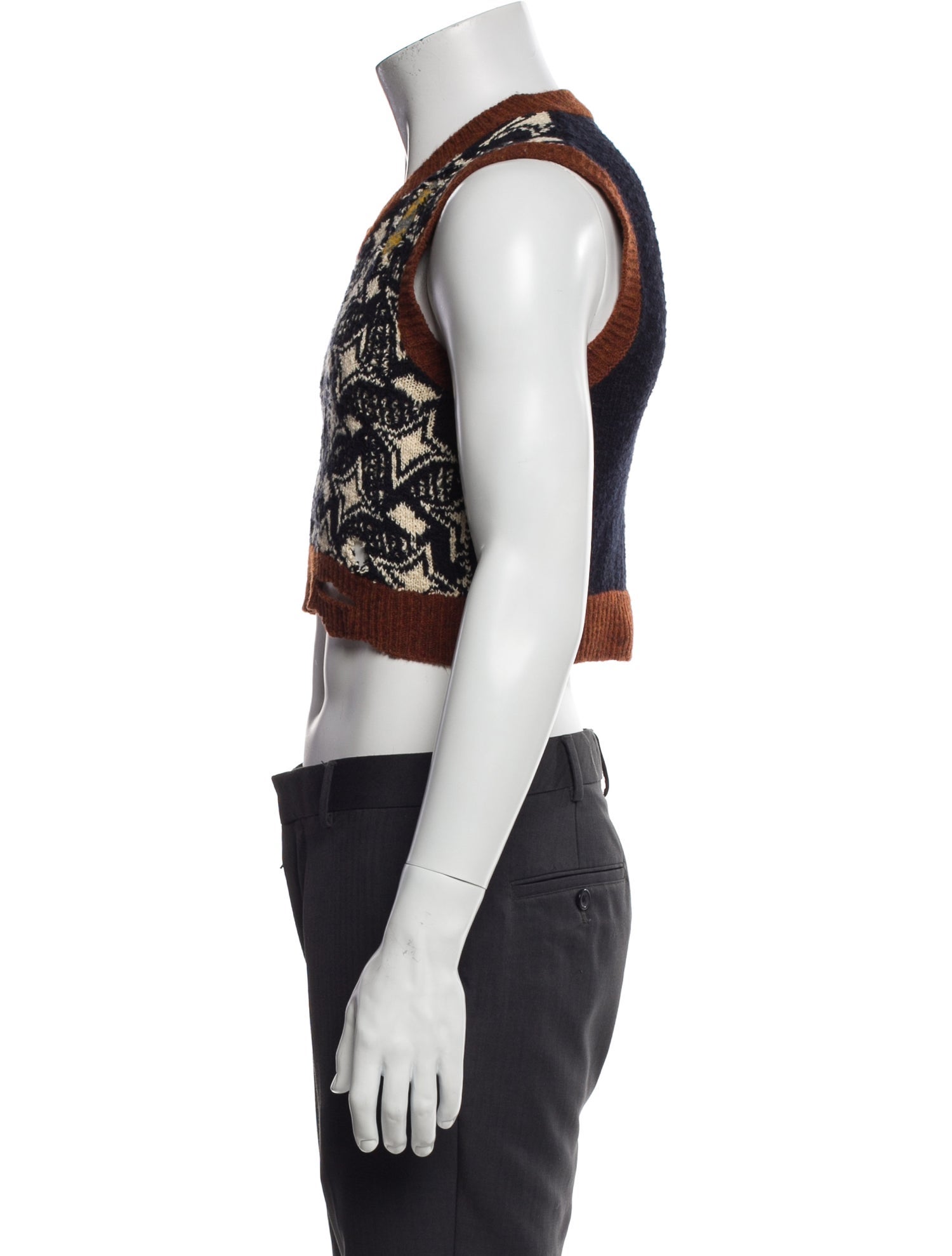 Raf Simons 2016 Printed Sweater Vest