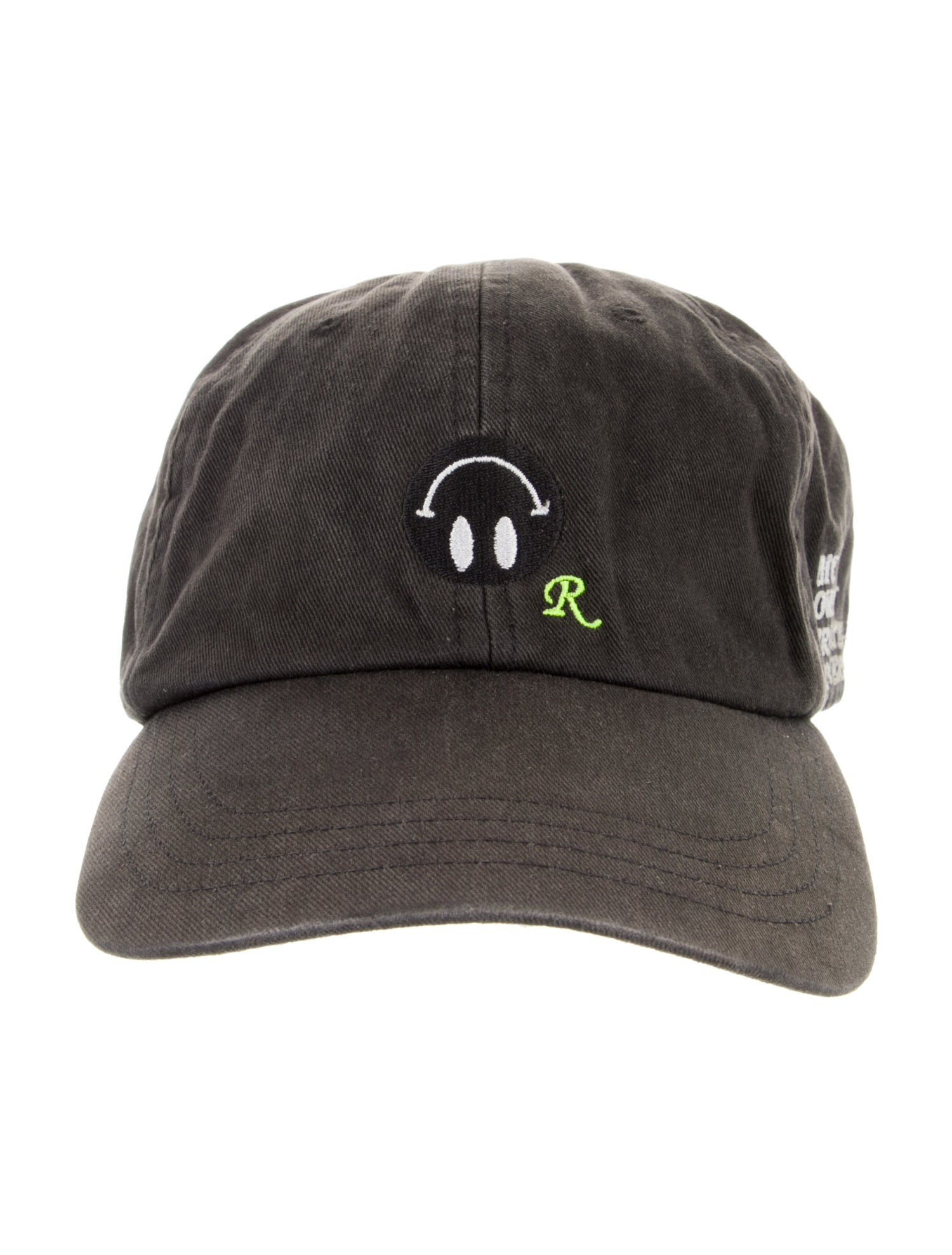 Raf Simons Canvas Embroidered Baseball Hat