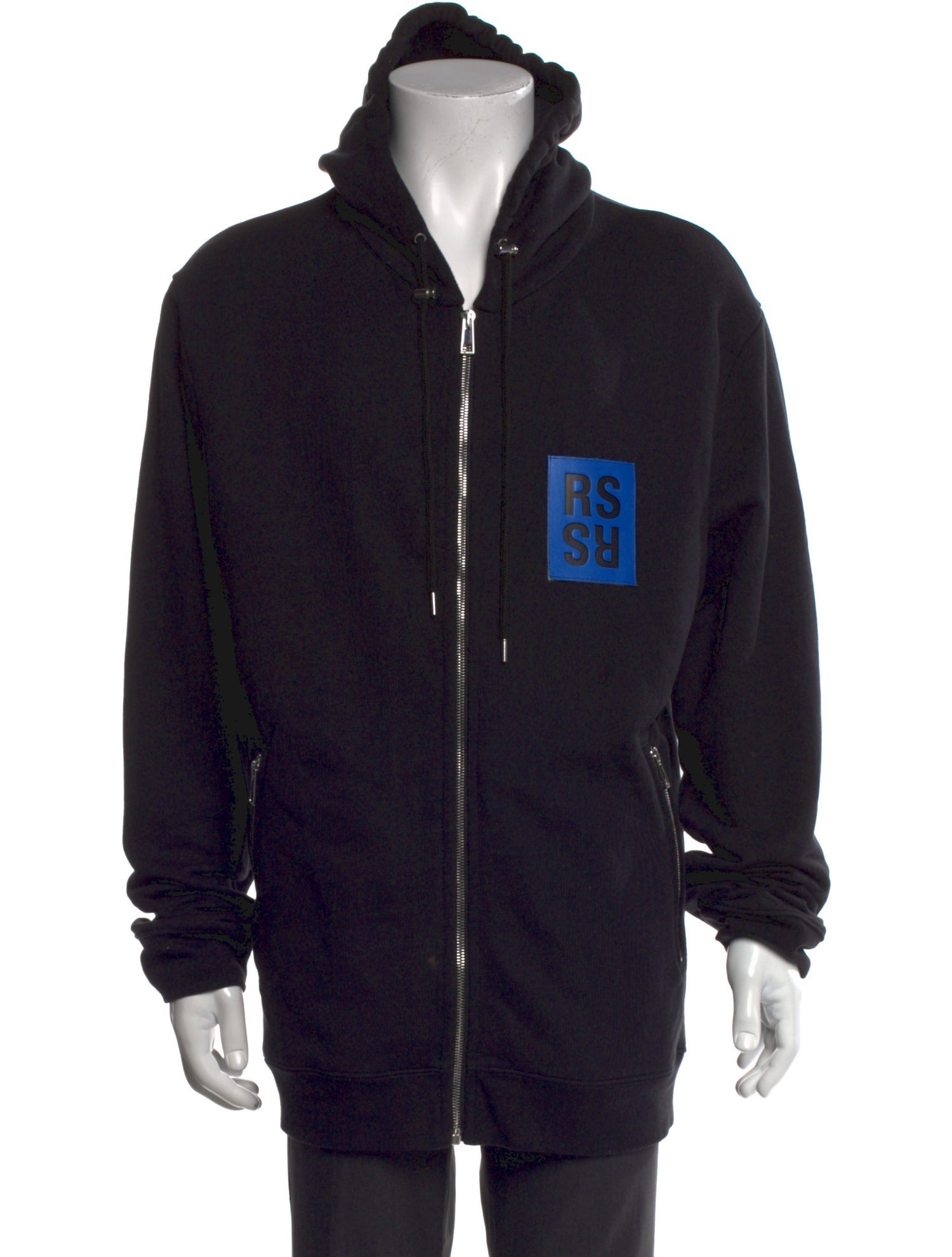 Raf Simons Graphic Print Crew Neck Hoodie