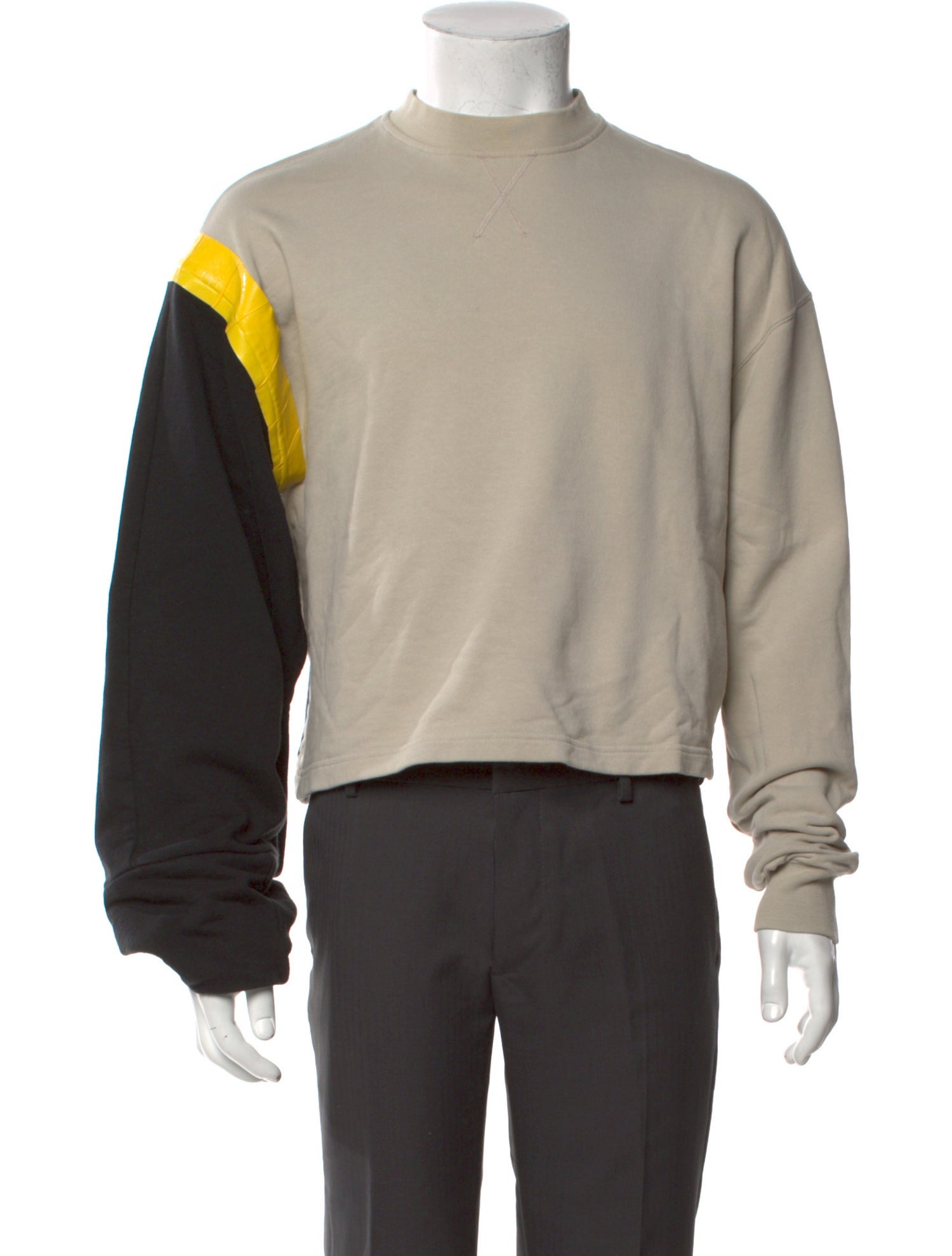 Raf Simons 2017 Colorblock Pattern Sweatshirt