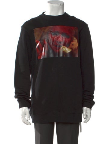 Pre-owned Raf Simons 2019 Mother On Phone Sweatshirt In Black