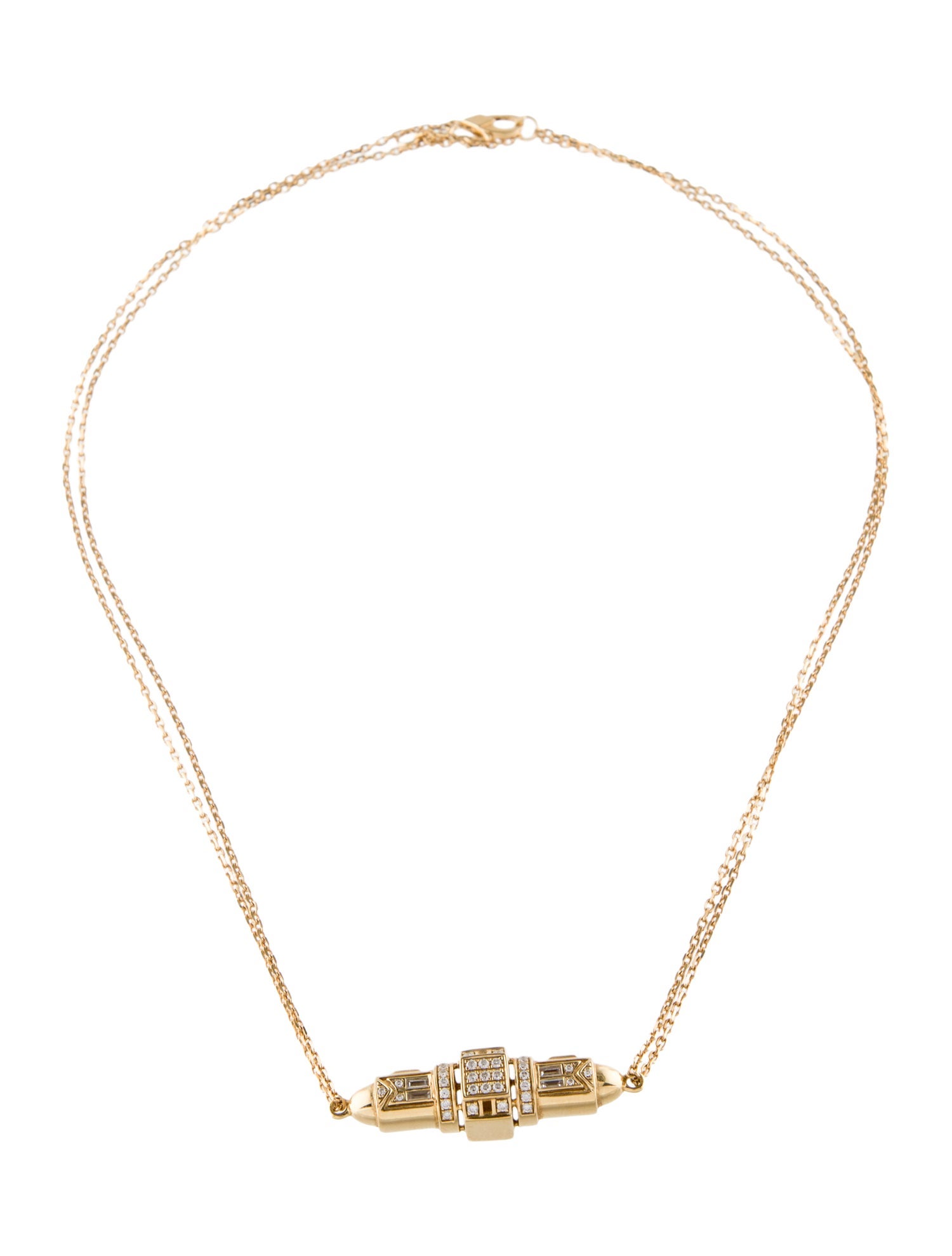 Rainbow K 18K Diamond Majesty Pendant Necklace