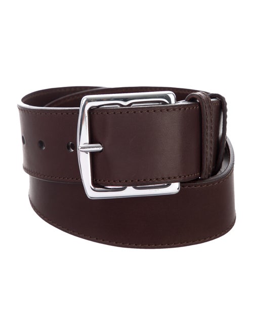 Ralph Lauren Collection Leather Wide Belt Brown