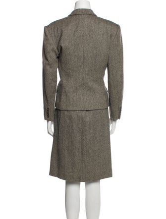 Ralph Lauren Collection Tweed Pattern Skirt Suit