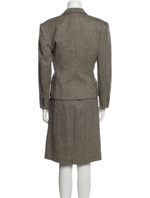Ralph Lauren Collection Tweed Pattern Skirt Suit