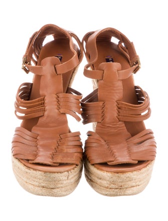 Ralph Lauren Collection Leather Espadrilles