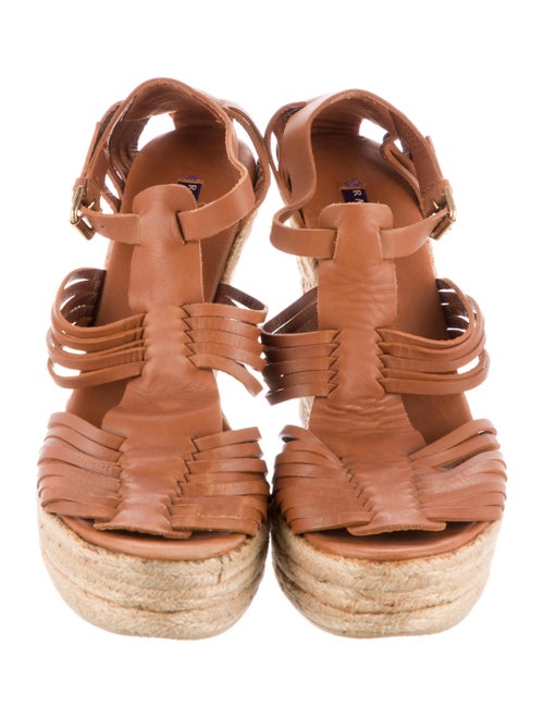 Ralph Lauren Collection Leather Espadrilles