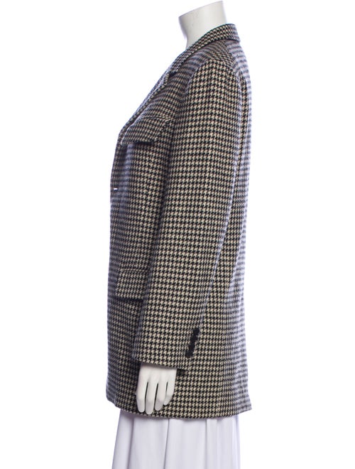Ralph Lauren Collection Houndstooth Print Peacoat