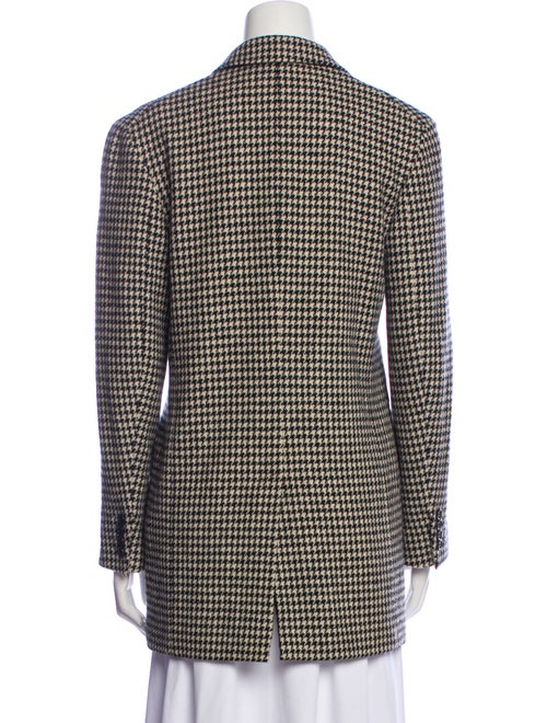 Ralph Lauren Collection Houndstooth Print Peacoat