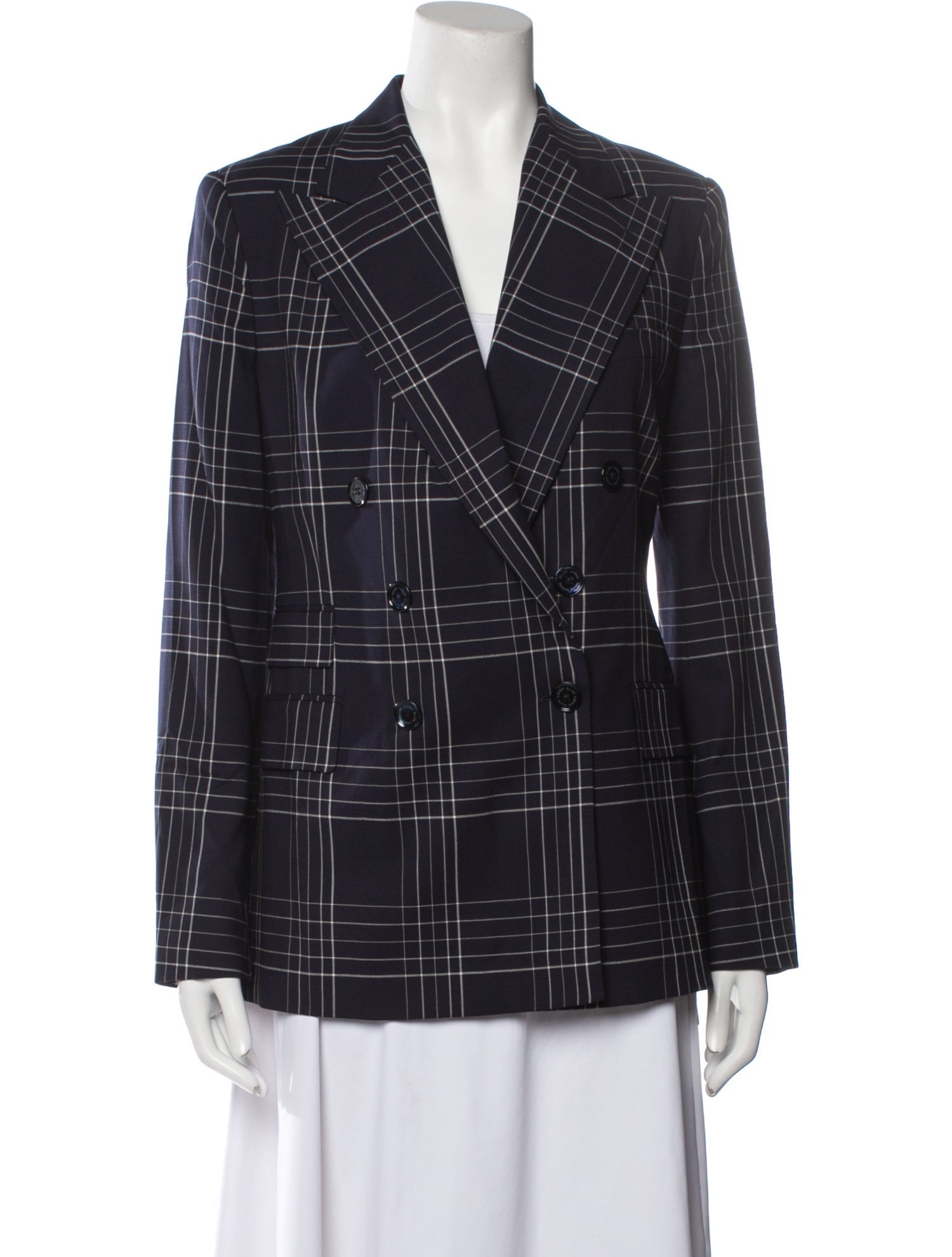 Ralph Lauren Collection Plaid Print Blazer