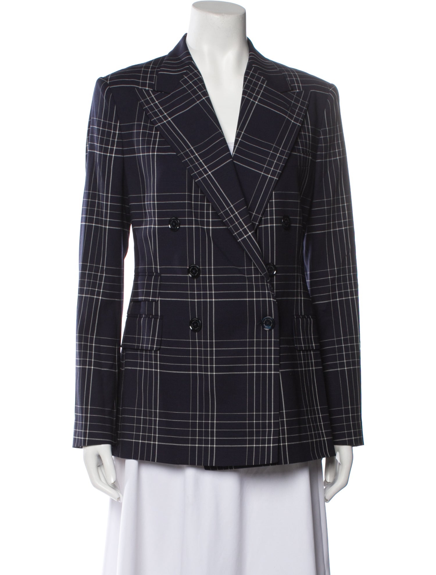 Ralph Lauren Collection Plaid Print Blazer
