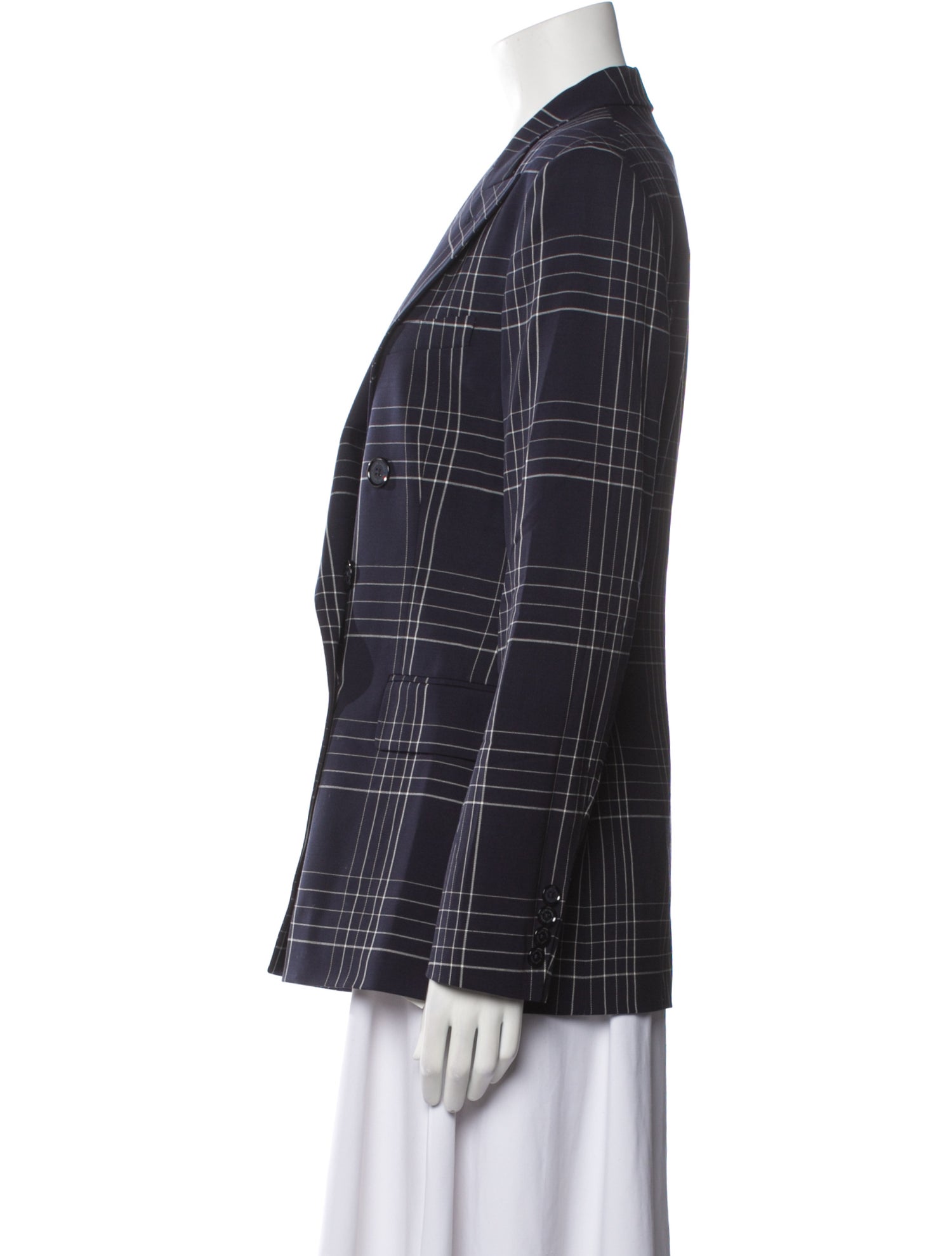 Ralph Lauren Collection Plaid Print Blazer