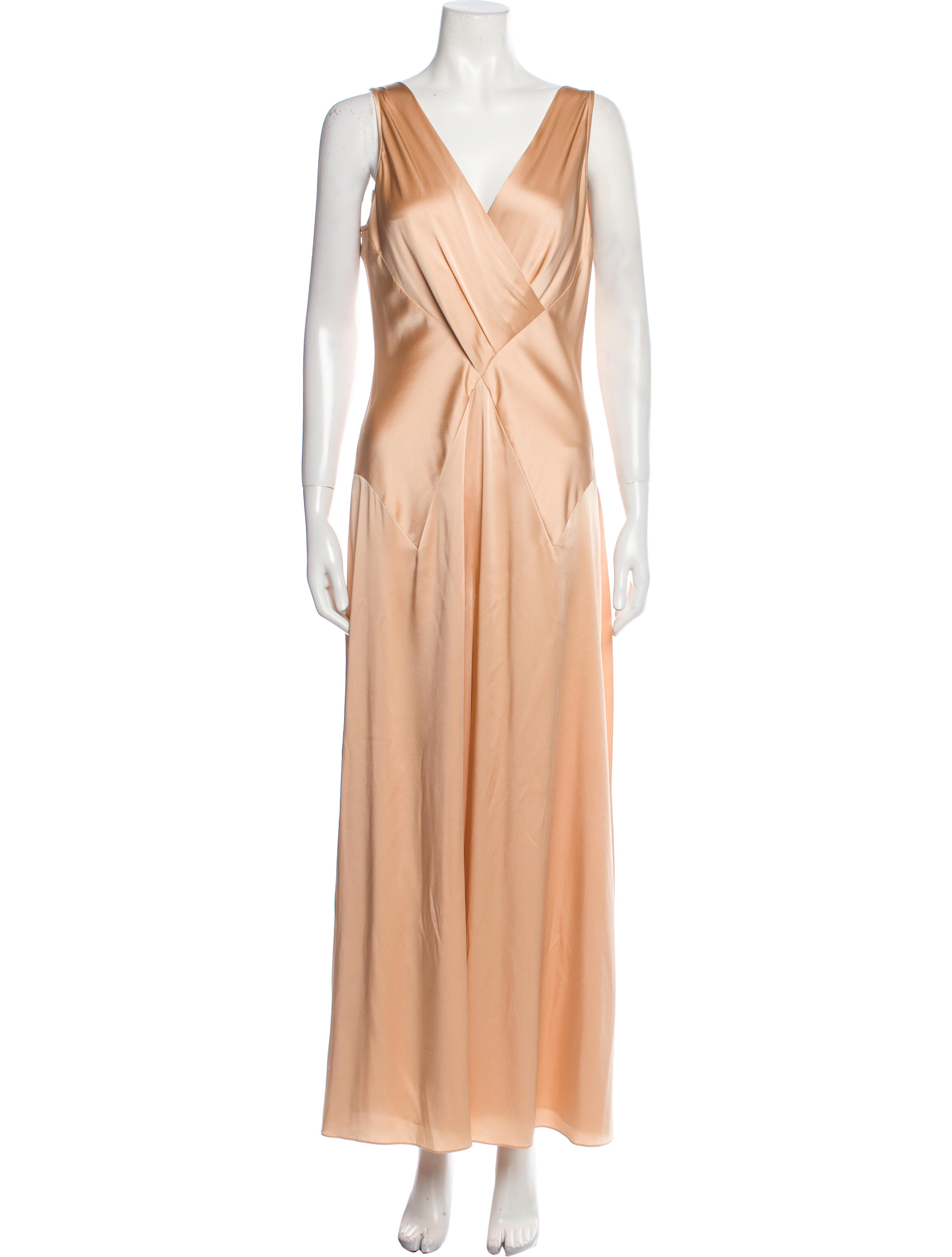 Ralph Lauren Collection Plunge Neckline Jumpsuit