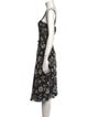 Ralph Lauren Collection Silk Midi Length Dress