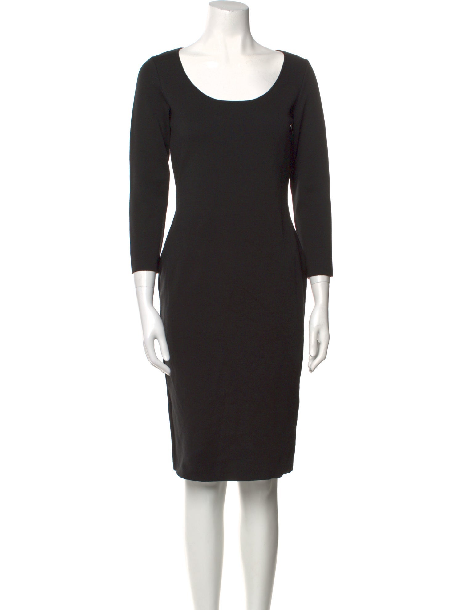 Ralph Lauren Collection Merino Wool Knee-Length Dress