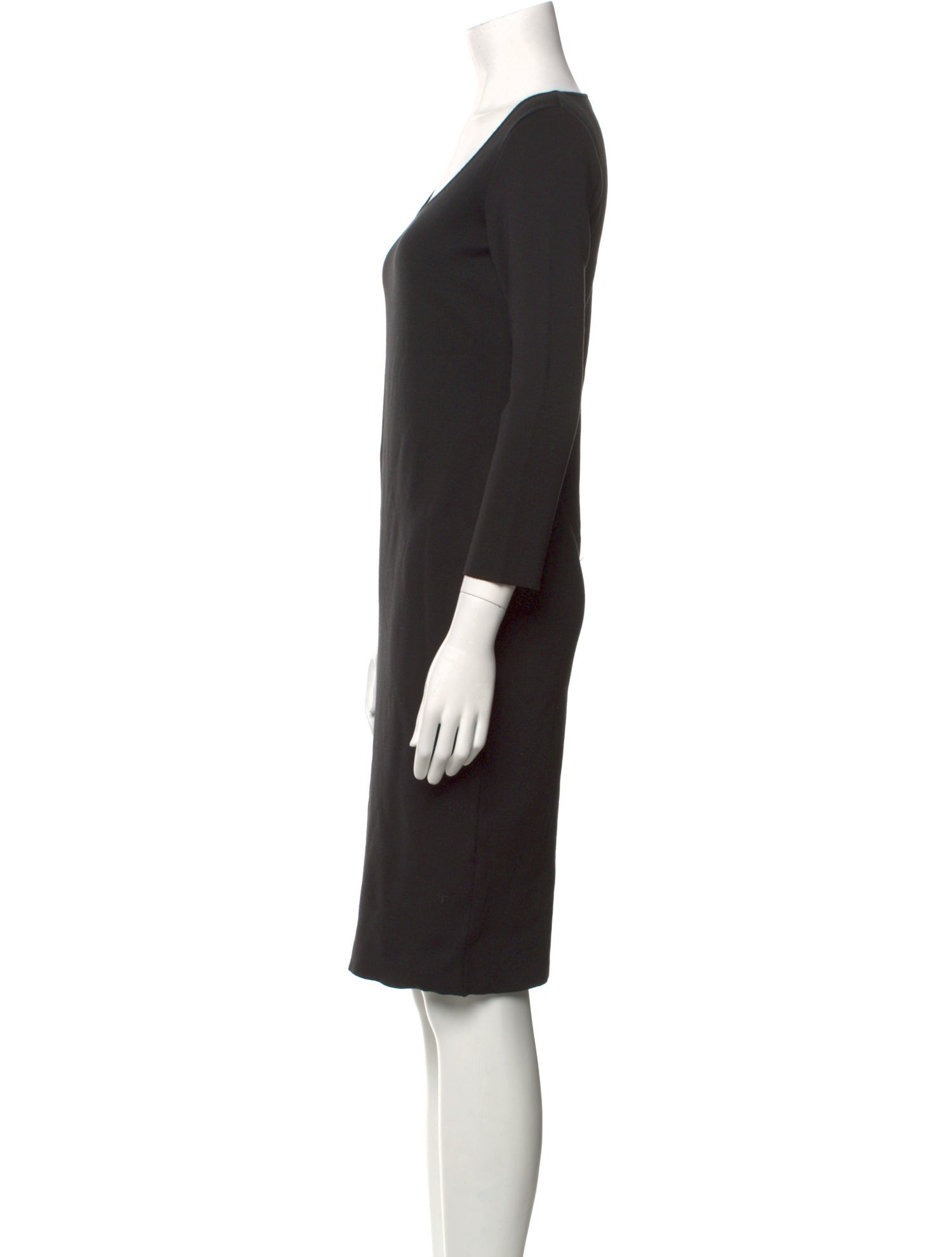 Ralph Lauren Collection Merino Wool Knee-Length Dress
