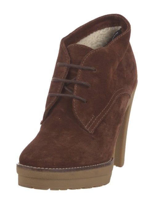 Ralph Lauren Collection Suede Lace-Up Boots
