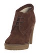Ralph Lauren Collection Suede Lace-Up Boots