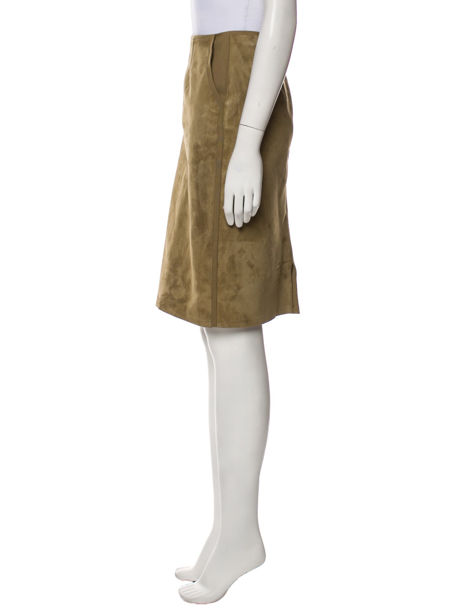 Ralph Lauren Collection Lambskin Knee-Length Skirt