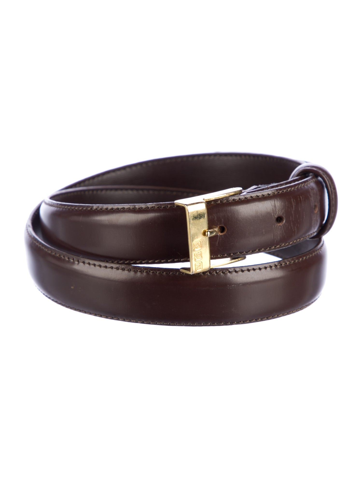 Ralph Lauren Collection Skinny Leather Belt