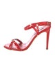 Ralph Lauren Collection Patent Leather Slingback Sandals
