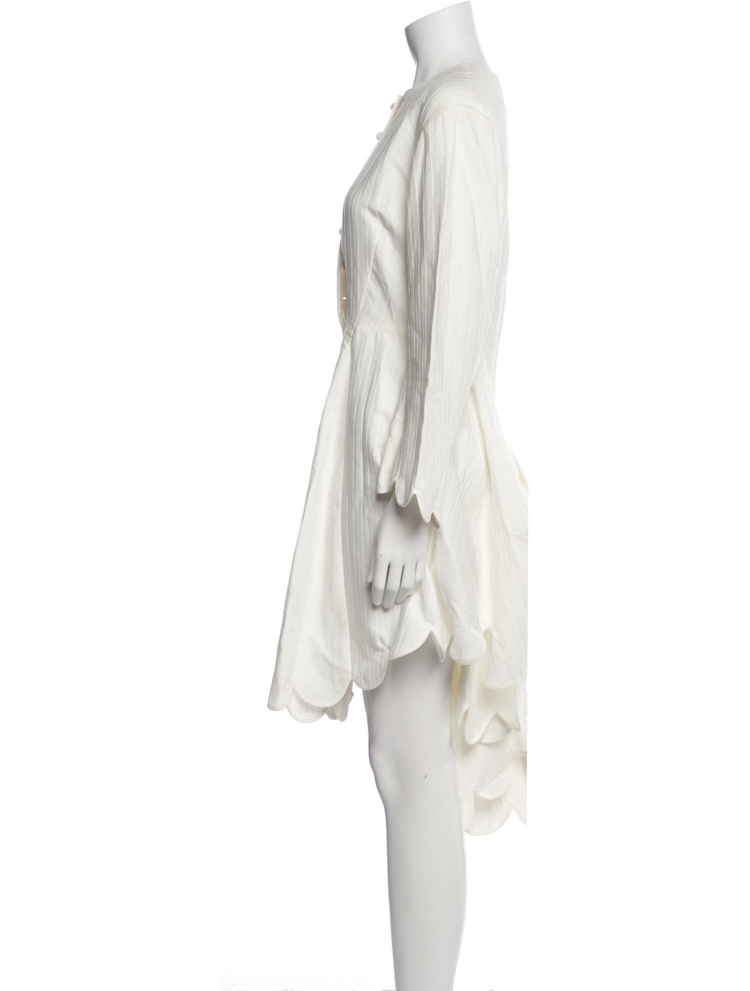 Ralph Lauren Collection Mock Neck Midi Length Dress