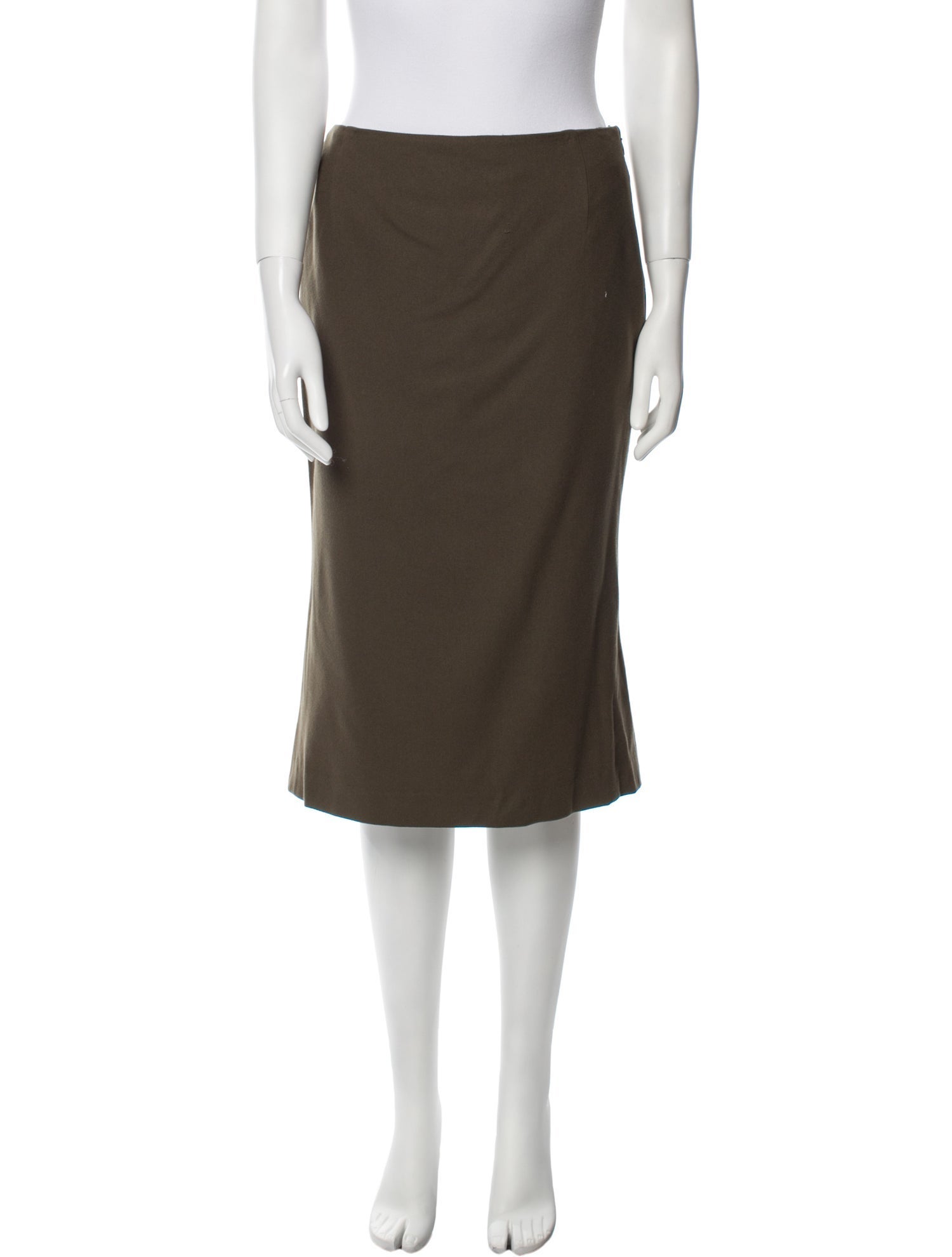 Ralph Lauren Collection Wool Knee-Length Skirt