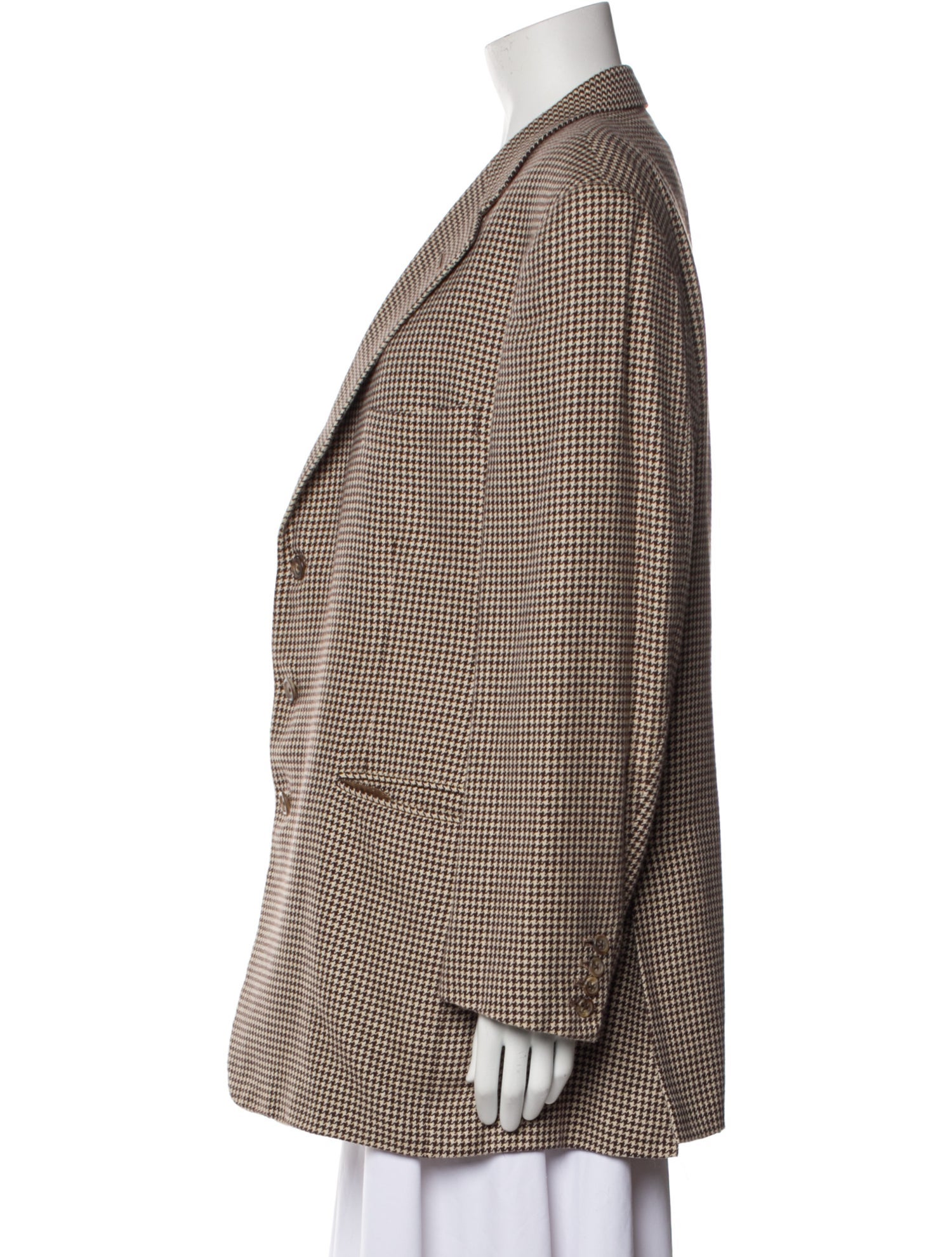 Ralph Lauren Collection Houndstooth Print Blazer