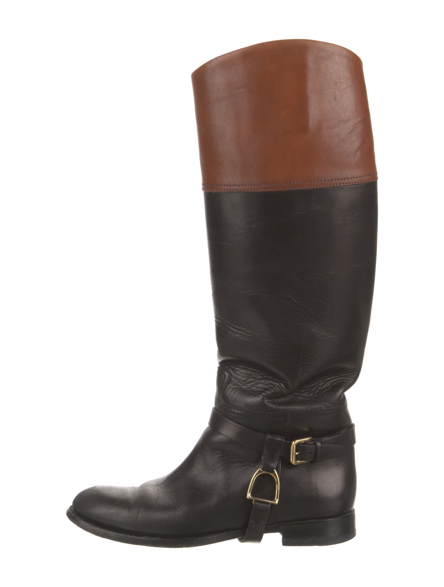 Ralph Lauren Collection Leather Riding Boots