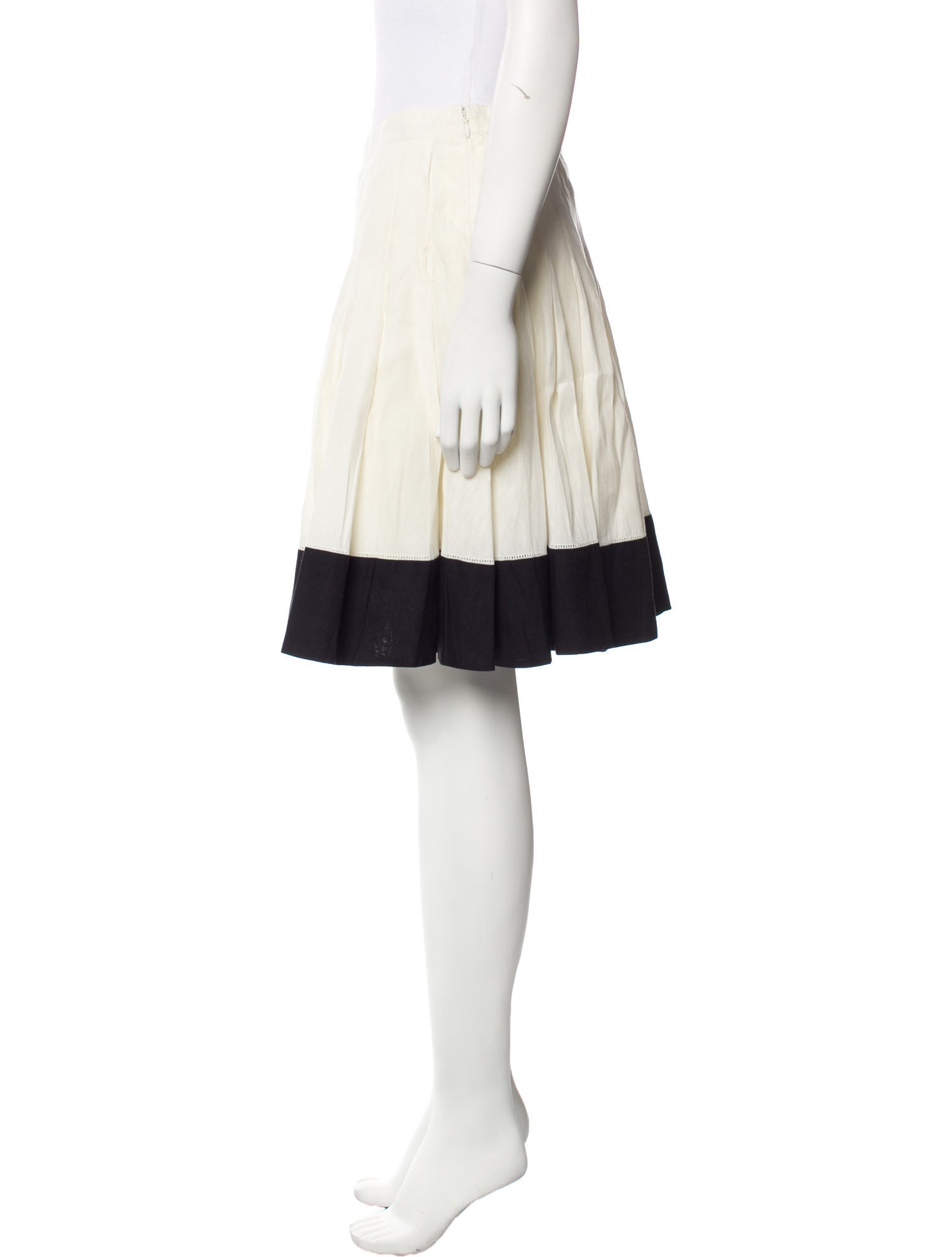 Ralph Lauren Collection Linen Knee-Length Skirt