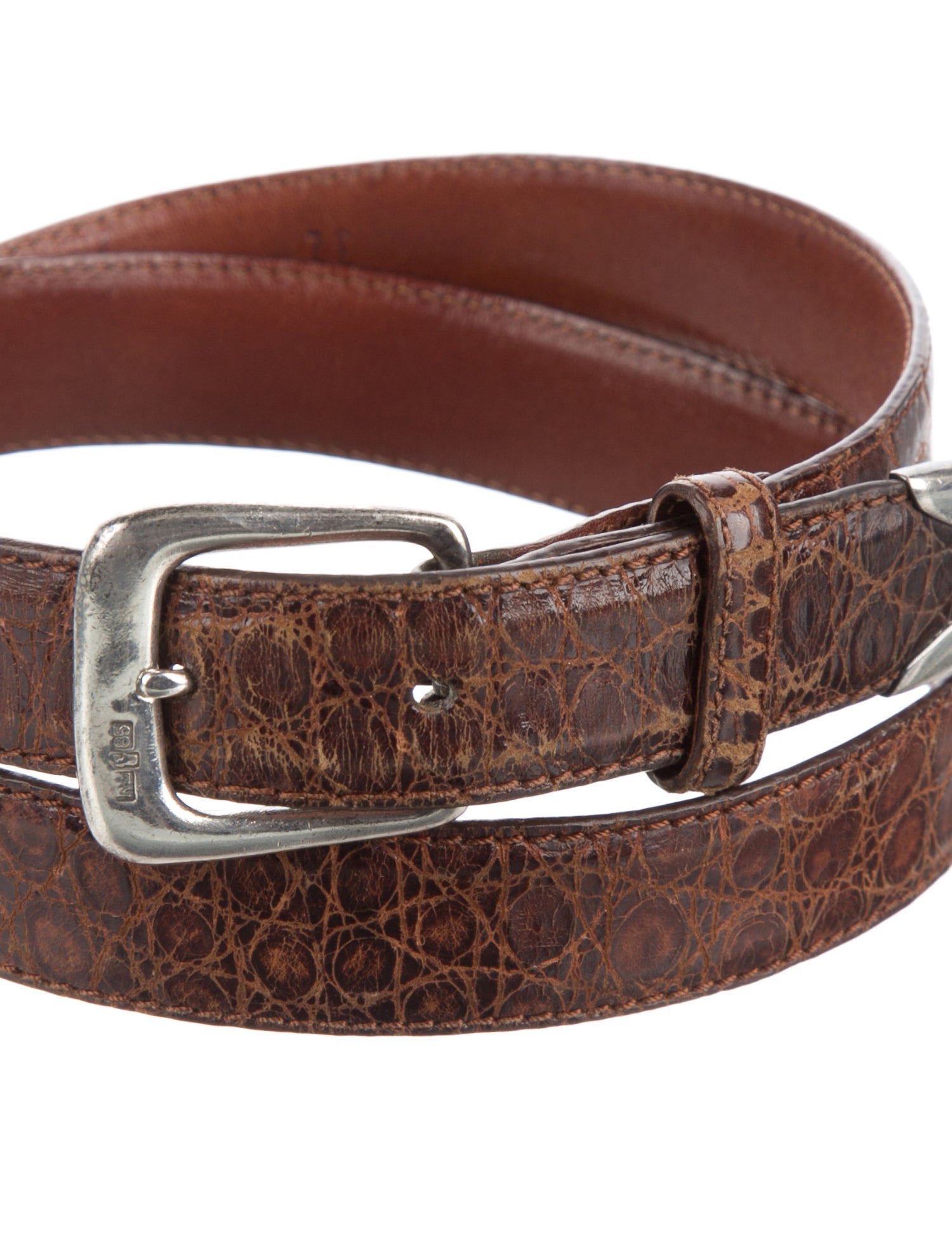 Ralph Lauren Collection Skinny Leather Belt