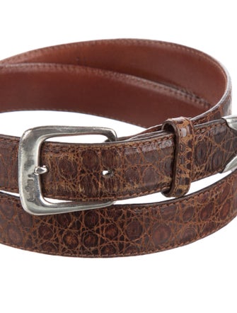 Ralph Lauren Collection Skinny Leather Belt