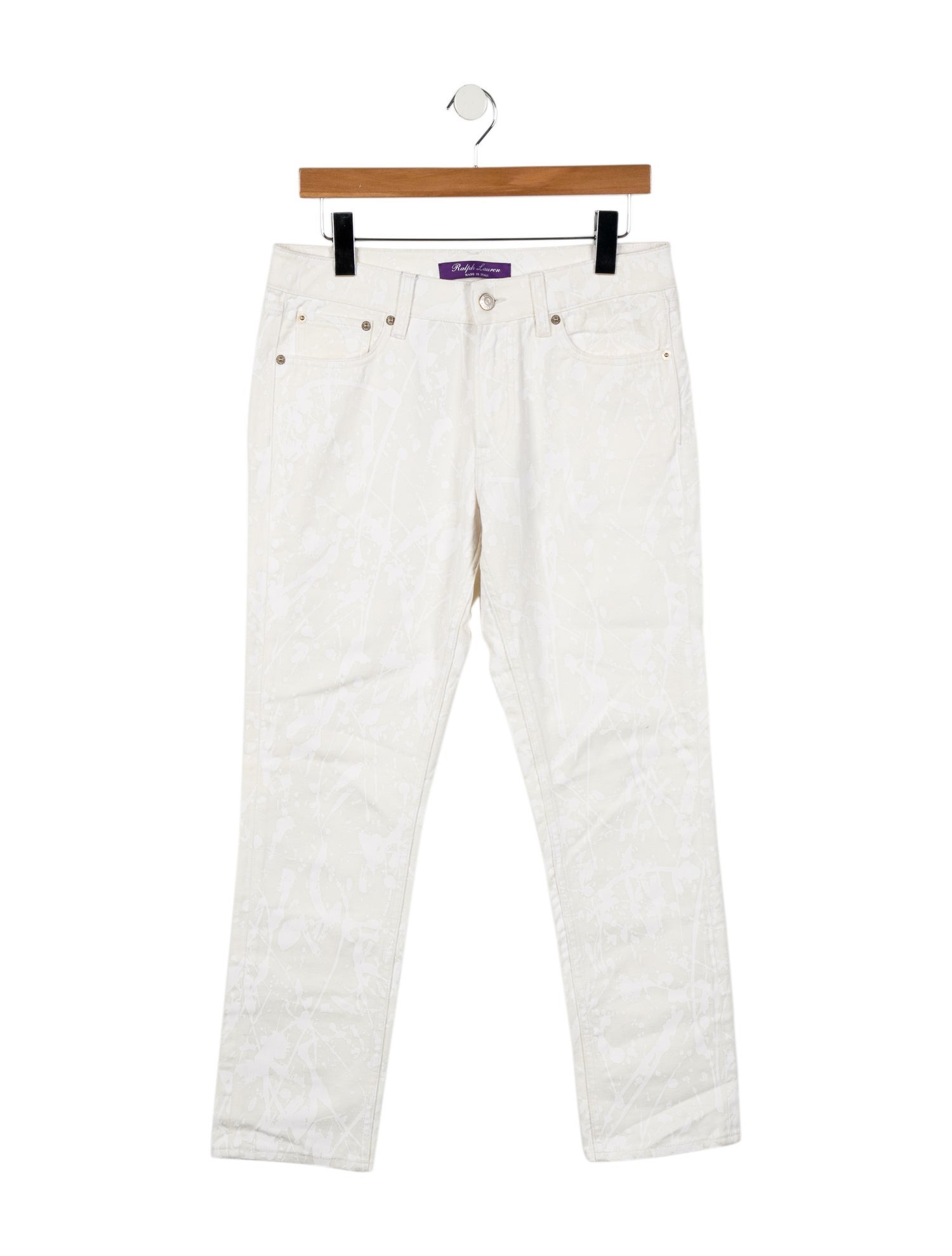 Ralph Lauren Collection High-Rise Straight Leg Jeans w/ Tags