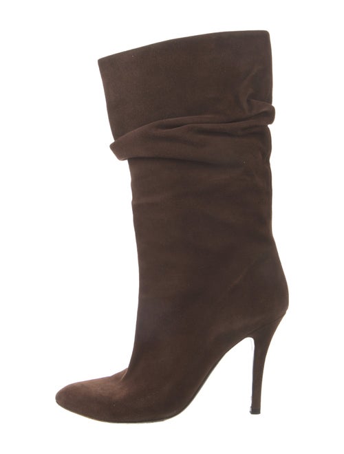 Ralph Lauren Collection Suede Slouch Boots