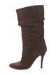 Ralph Lauren Collection Suede Slouch Boots