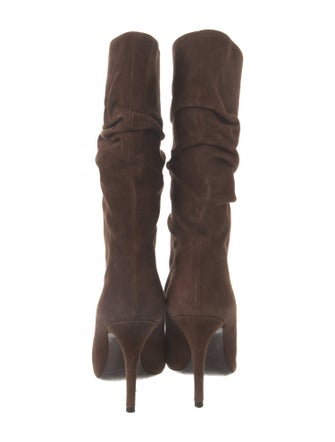 Ralph Lauren Collection Suede Slouch Boots